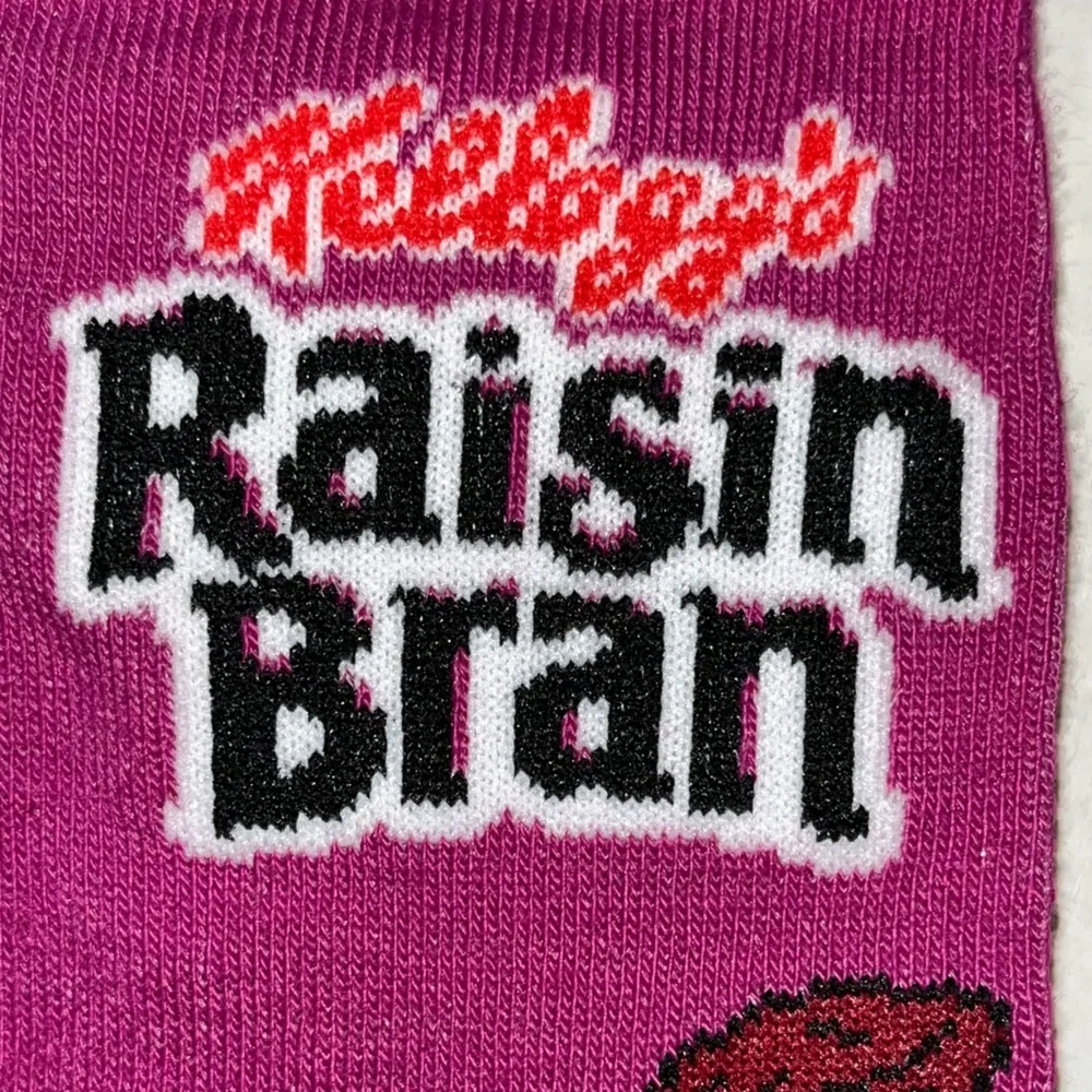 Odd Sox Kellogg’s‎ Raisin Bran Crew Length Novelty Fun Socks NWT
